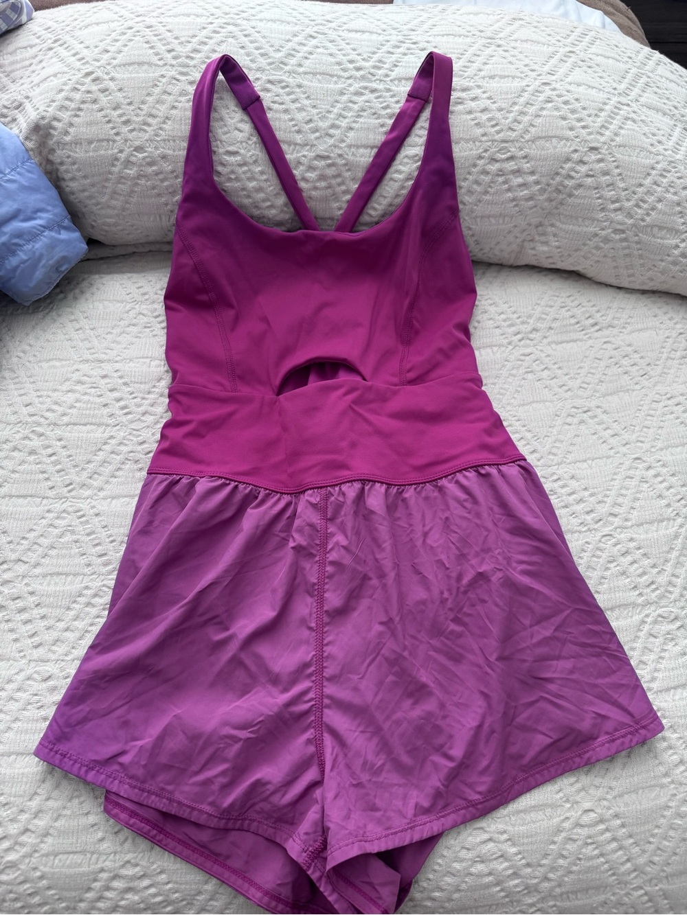 Women's Magenta Active Romper